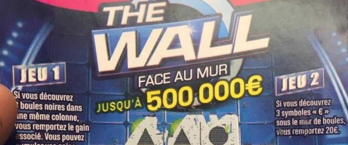 Premier gagnant pour le nouveau jeu de grattage d’inspiration télévisuelle “The Wall“