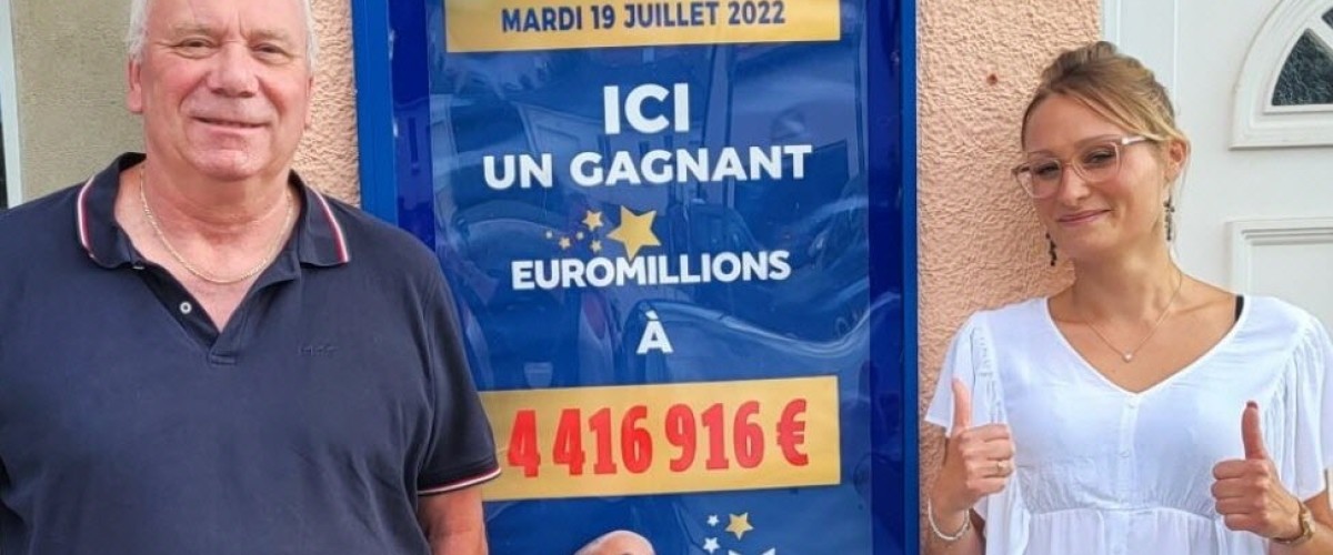 Retour de vacances gagnant avec l’Euro Millions : 4,4M€ dans le Doubs