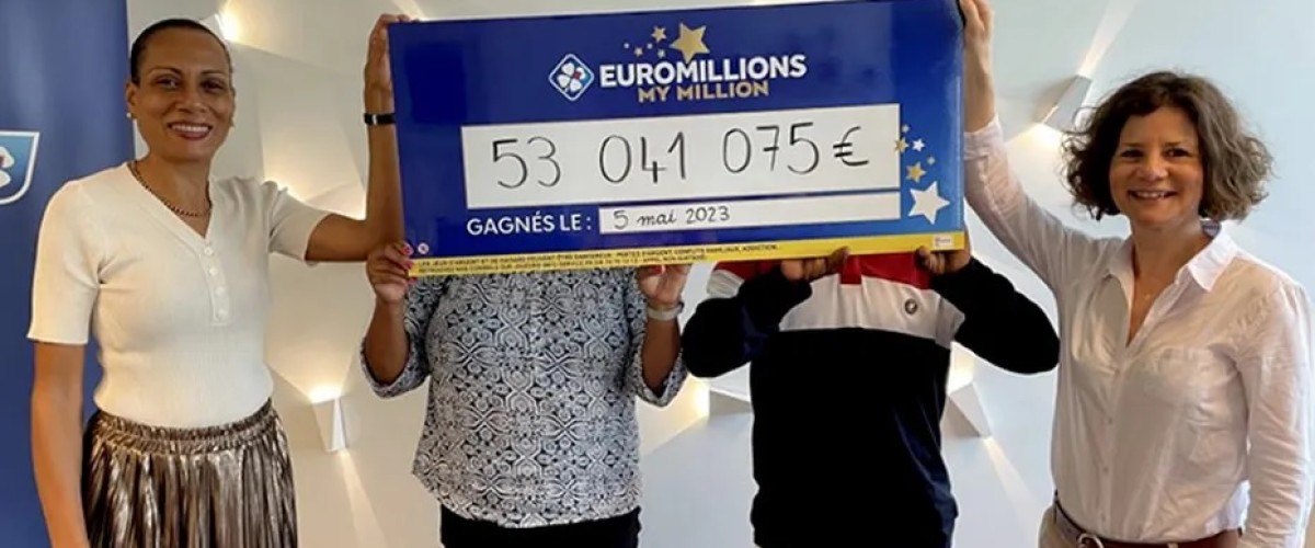 Euro Millions de 53M€ : prix-record dans les Antilles Françaises