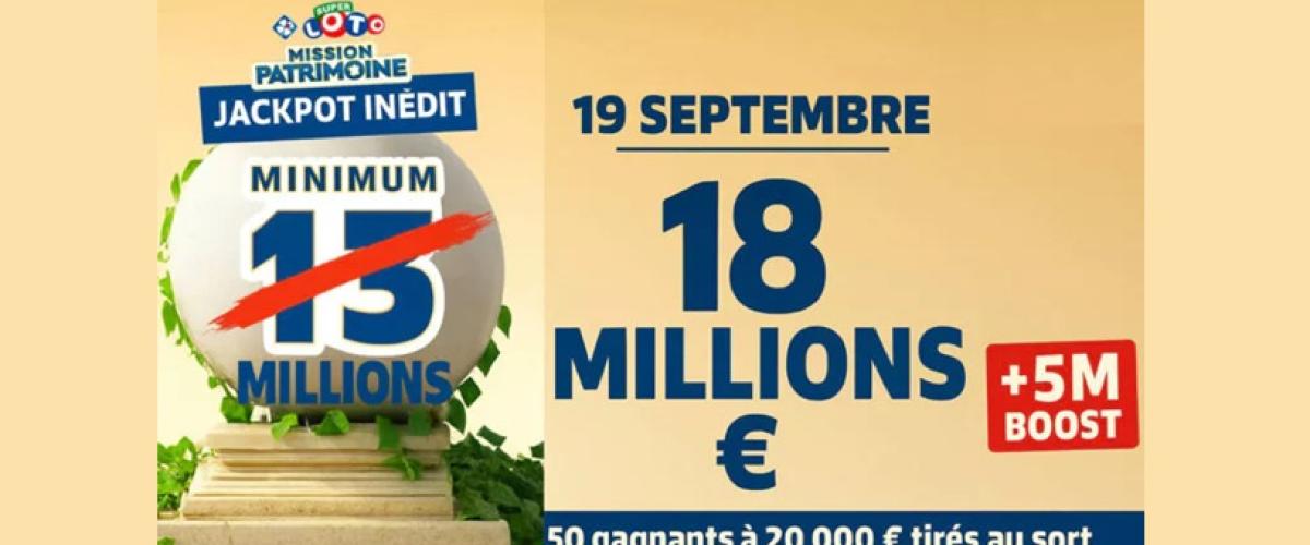 Tir “rectifié” après cafouillage : le Loto du Patrimoine boosté à 18M€